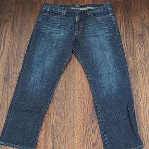 Lucky Brand Men's Dark Blue Straight Jeans